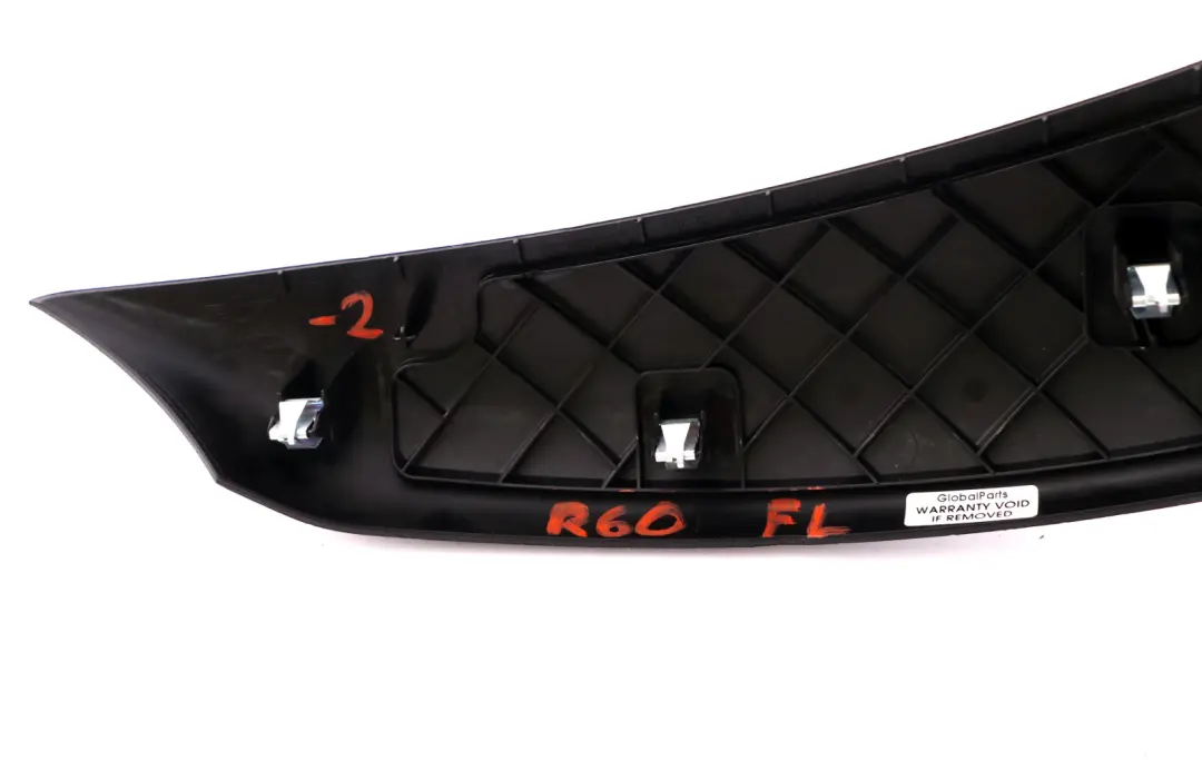 Embellecedor Consola Delantera Izquierda Negro para Mini Countryman 2 R60 con número de pieza 9801463 Mini Countryman 2 R60 Embellecedor Consola Delantera Izquierda Negro - SKU 9801463-2 - Número de pieza 9801463