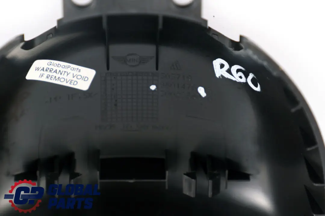 Centre Console Rear Black Schwarz to Mini Countryman R60 Cover with Part number 9801476 Mini Countryman R60 Cover Centre Console Rear Black Schwarz - SKU 9801476 - Part number 9801476