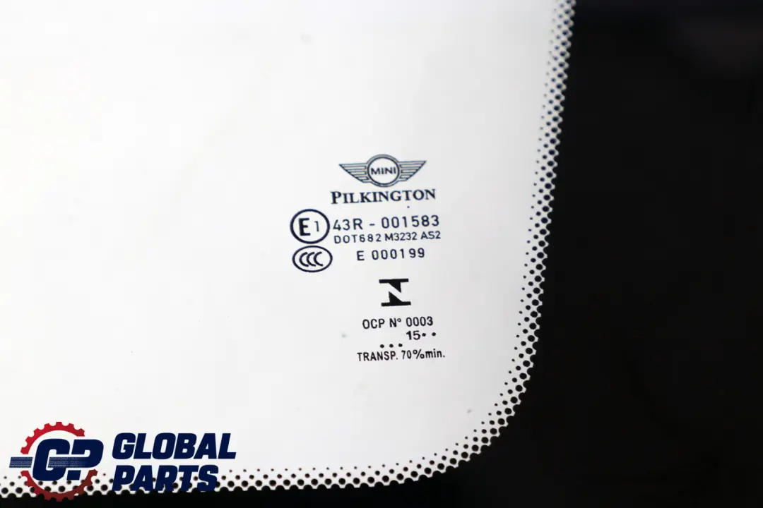 Side Fixed Rear Right O/S Glass Window AS2 to Mini Countryman R60 with Part number 9801508 Mini Countryman R60 Side Fixed Rear Right O/S Glass Window AS2 - SKU 9801508 - Part number 9801508