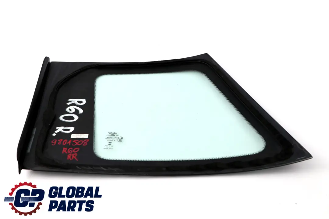 Cristal Lateral Fijo AS2 Trasero Derecho para Mini Countryman R60 con número de pieza 9801508 Mini Countryman R60 Cristal Lateral Fijo AS2 Trasero Derecho - SKU 9801508 - Número de pieza 9801508