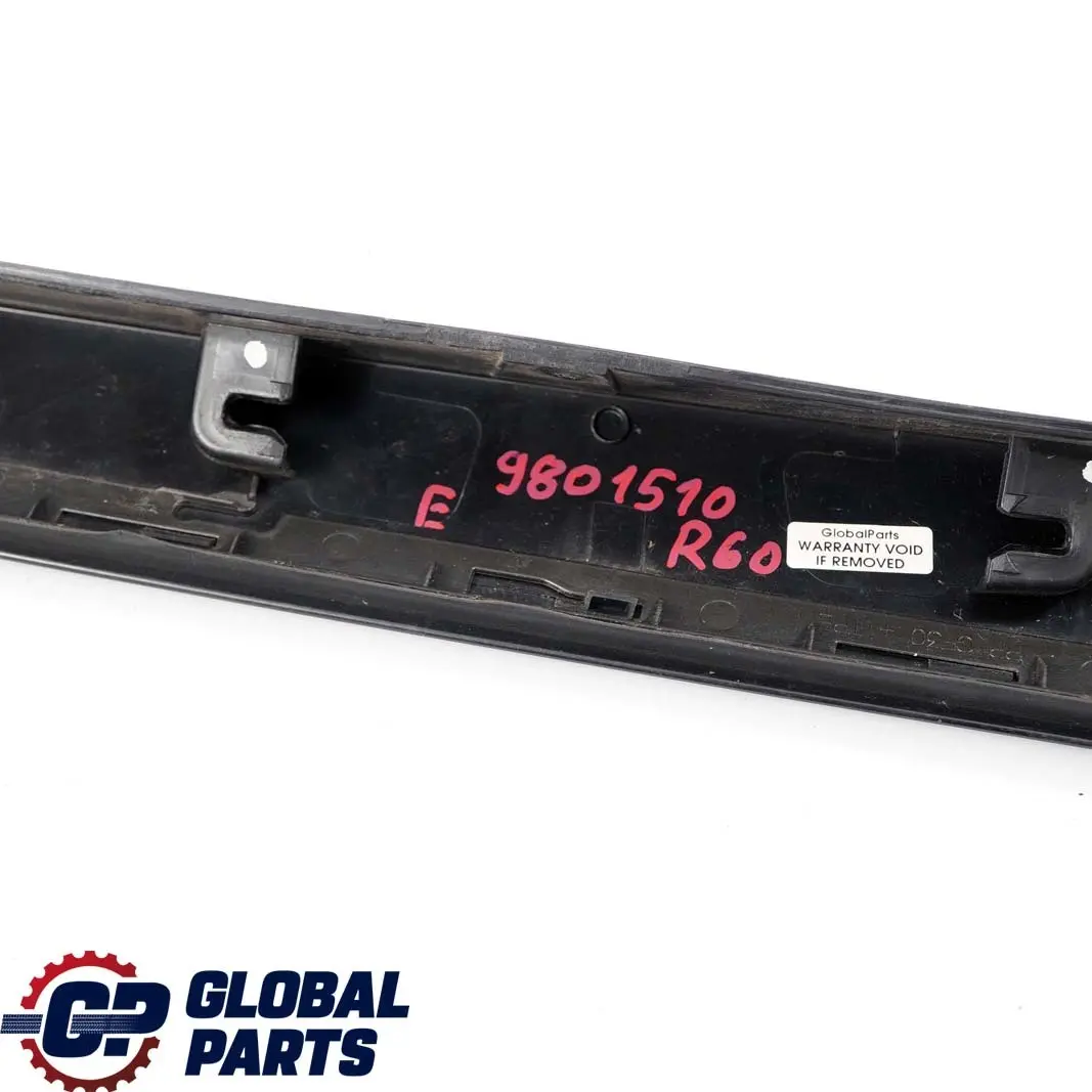 Mini R60 R61 Apertura Pilastro Destra Frontale Nero Lucido - SKU 9801510 - Numero di parte 9801510