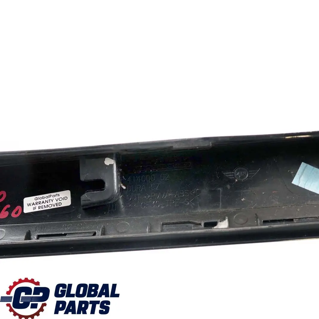 Apertura Pilastro Destra Frontale Nero Lucido per Mini R60 R61 con numero di parte 9801510 Mini R60 R61 Apertura Pilastro Destra Frontale Nero Lucido - SKU 9801510 - Numero di parte 9801510