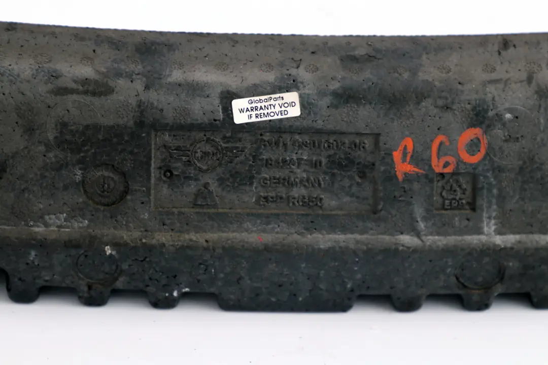 Front Bumper Upper Foam to Mini Countryman R60 with Part number 9801602 Mini Countryman R60 Front Bumper Upper Foam - SKU 9801602 - Part number 9801602