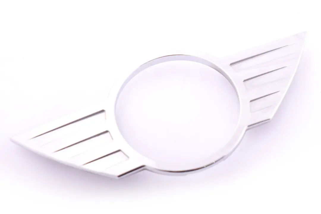 BMW MINI Cooper One R60 R61 Emblem Badge Rear Trunk Lid Surround Chrome - SKU 9801607 - Part number 9801607