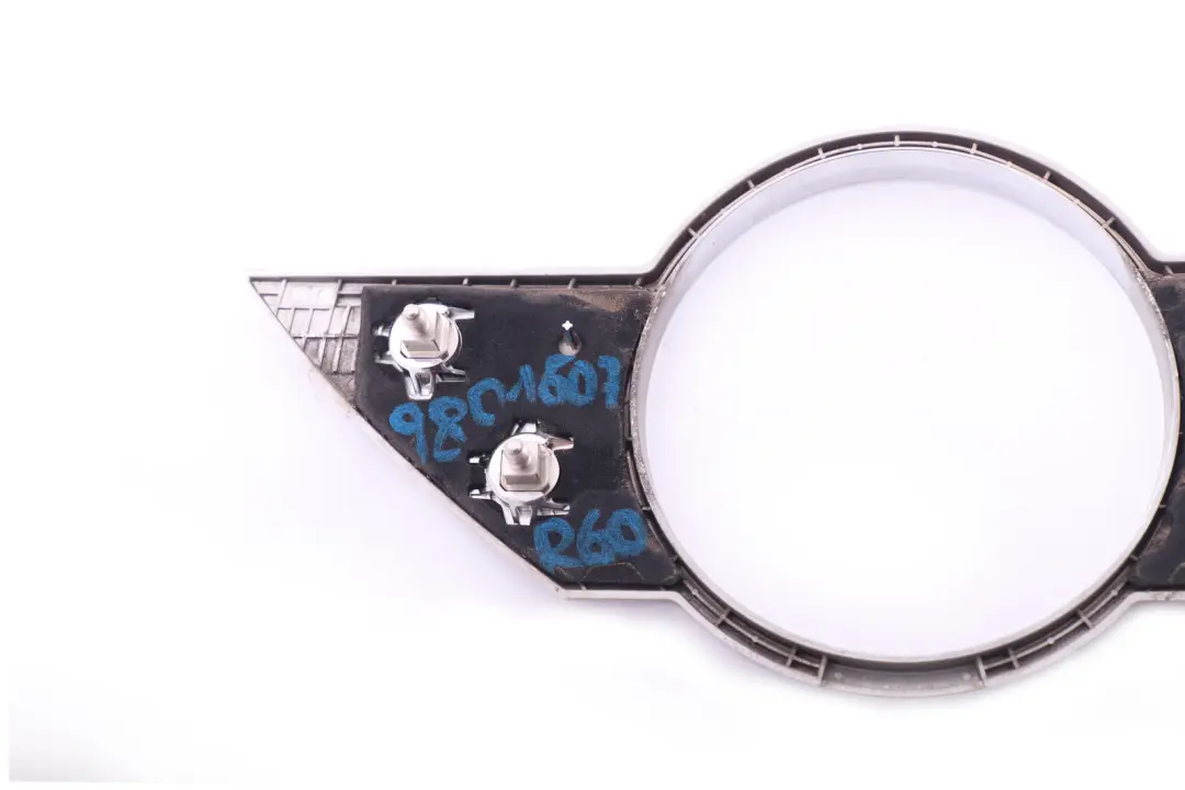 BMW MINI Cooper One R60 R61 Emblem Badge Rear Trunk Lid Surround Chrome - SKU 9801607 - Part number 9801607