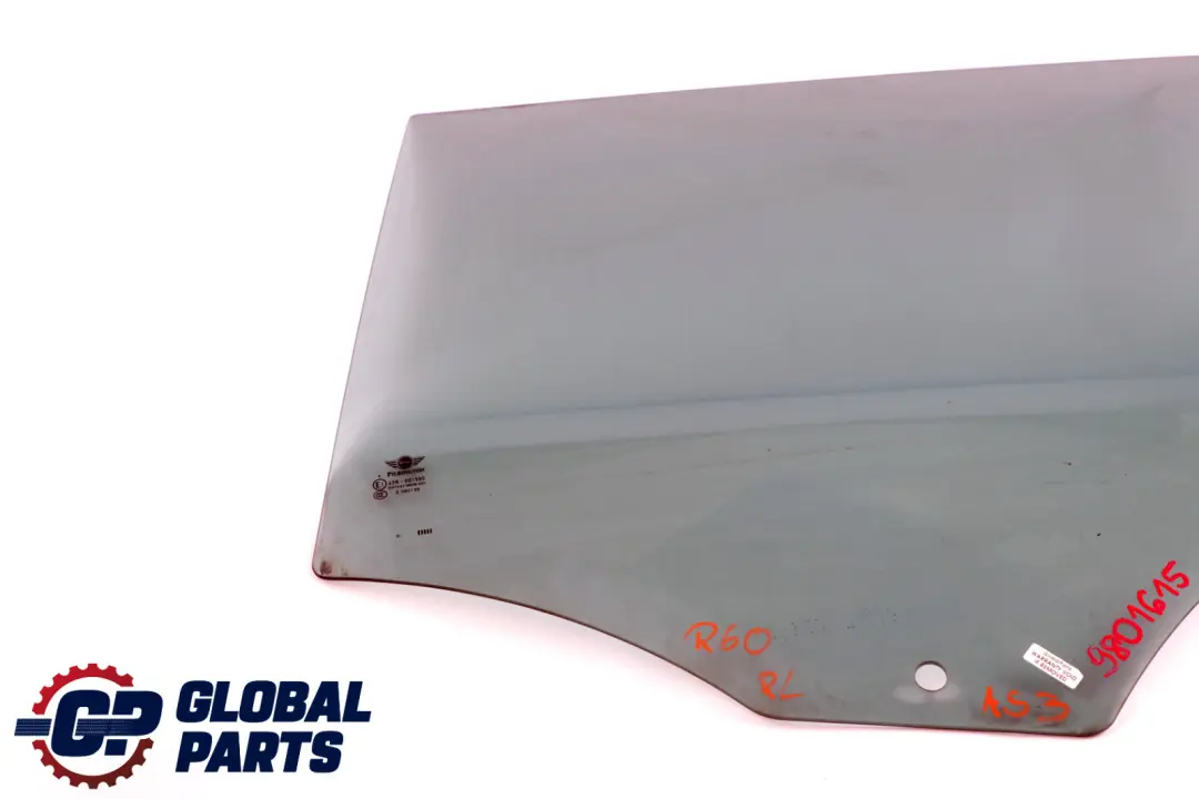 BMW Mini R60 Countryman Window Door Glass Rear Left N/S Black AS3 - SKU 9801615 - Part number 9801615