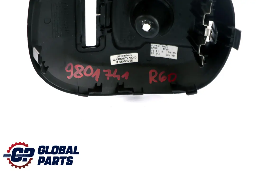 Mini Countryman R60 Couverture Visiere Gurtaustritt Ciel Noir 9801739 - SKU 9801741 - Numéro de pièce 9801741