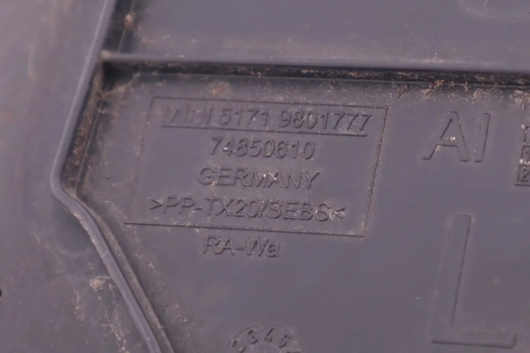 Osłona podszybia lewa do MINI R60 R61 o numerze 9801777 MINI R60 R61 Osłona podszybia lewa - SKU 9801777 - Numer Części 9801777