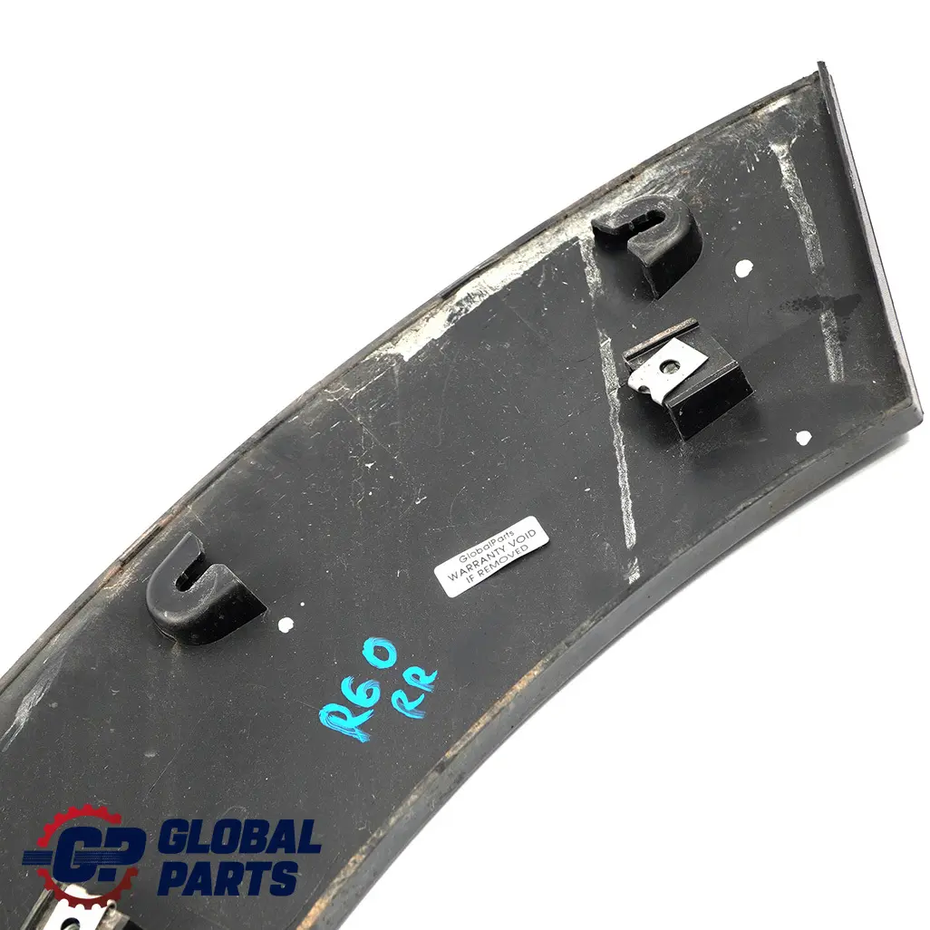 Right O/S Cover Wheel Arch Trim Panel to Mini Countryman R60 1 Rear with Part number 9801886 Mini Countryman R60 1 Rear Right O/S Cover Wheel Arch Trim Panel - SKU 9801886-1 - Part number 9801886
