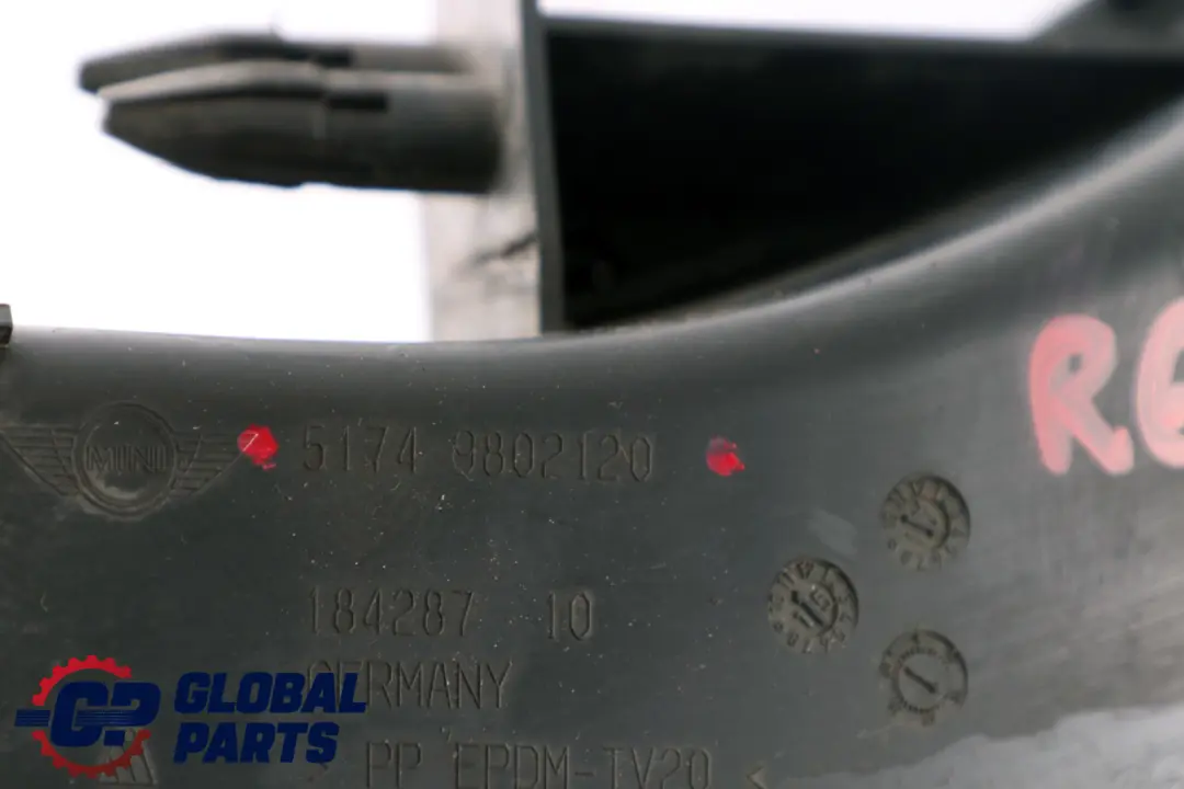 Mini R60 R61 Conducto De ventilacion De aire De freno delantero derecho - SKU 9802120 - Número de pieza 9802120