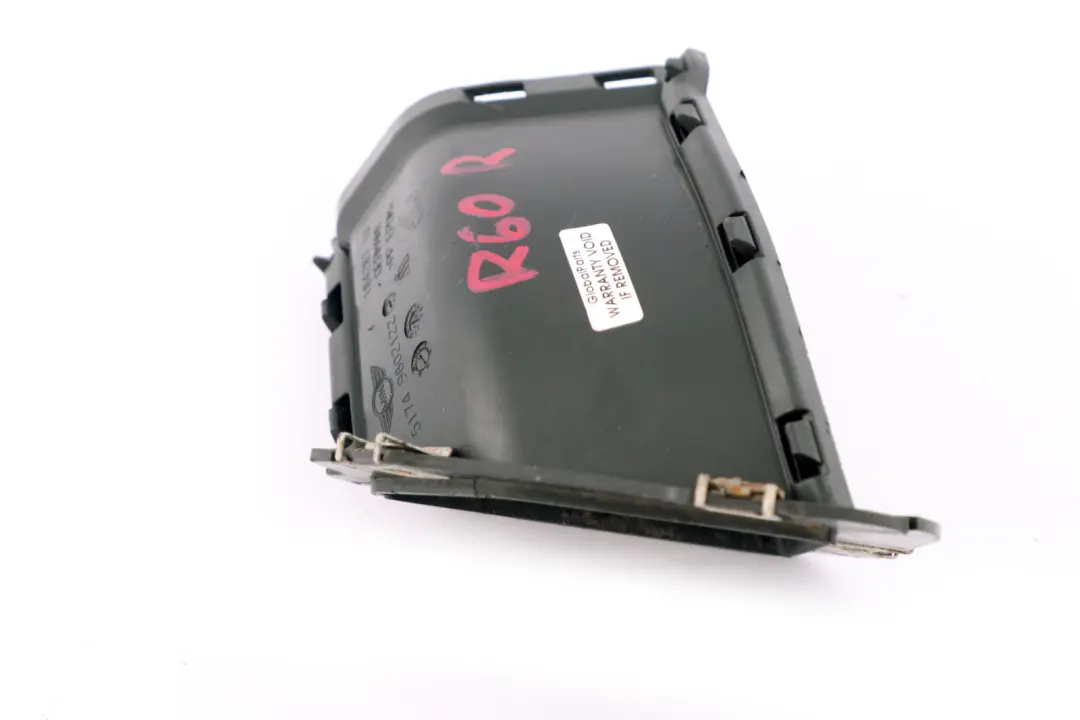 Conducto De ventilacion De aire De freno delantero derecho para Mini R60 R61 con número de pieza 9802122 Mini R60 R61 Conducto De ventilacion De aire De freno delantero derecho - SKU 9802122 - Número de pieza 9802122