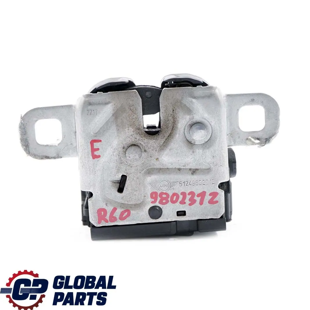 Trasero Maletero Tapa Port?n Cerradura Pestillo para Mini Cooper R60 R61 con número de pieza 9802312 Mini Cooper R60 R61 Trasero Maletero Tapa Port?n Cerradura Pestillo - SKU 9802312 - Número de pieza 9802312