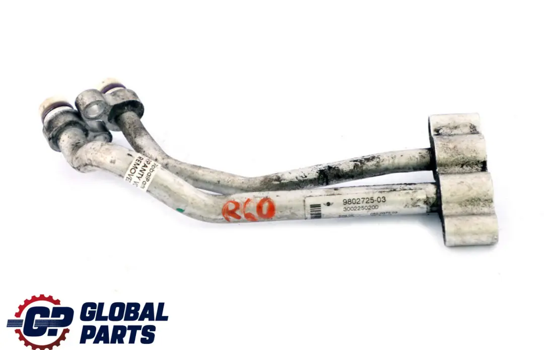 Tubo doppio in alluMinio per aria condizionata per Mini Cooper One R60 R61 con numero di parte 9802725 Mini Cooper One R60 R61 Tubo doppio in alluMinio per aria condizionata - SKU 9802725 - Numero di parte 9802725