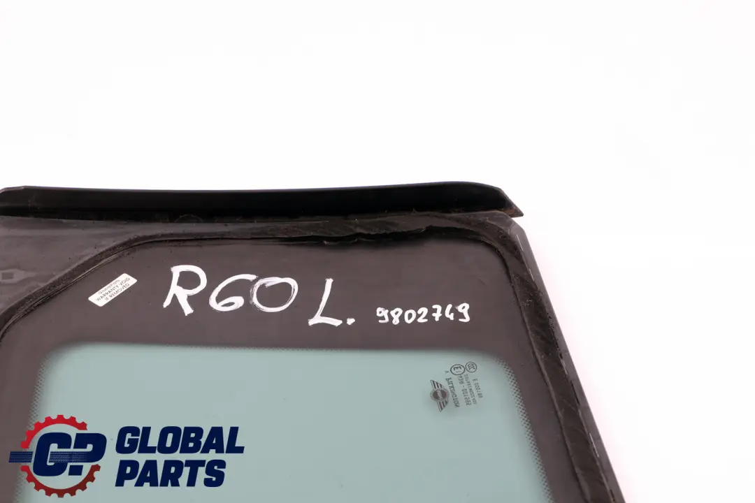 Fenetre Laterale etroit Arriere Gauche AS3 pour Mini Countryman R60 à propos du numéro de pièce 9802749 Mini Countryman R60 Fenetre Laterale etroit Arriere Gauche AS3 - SKU 9802749 - Numéro de pièce 9802749