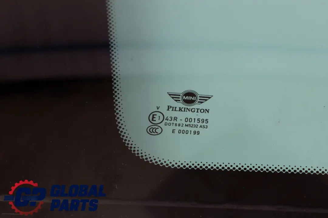 Cristal Lateral Fijo AS3 Trasero Izquierdo para Mini Countryman R60 con número de pieza 9802749 Mini Countryman R60 Cristal Lateral Fijo AS3 Trasero Izquierdo - SKU 9802749 - Número de pieza 9802749
