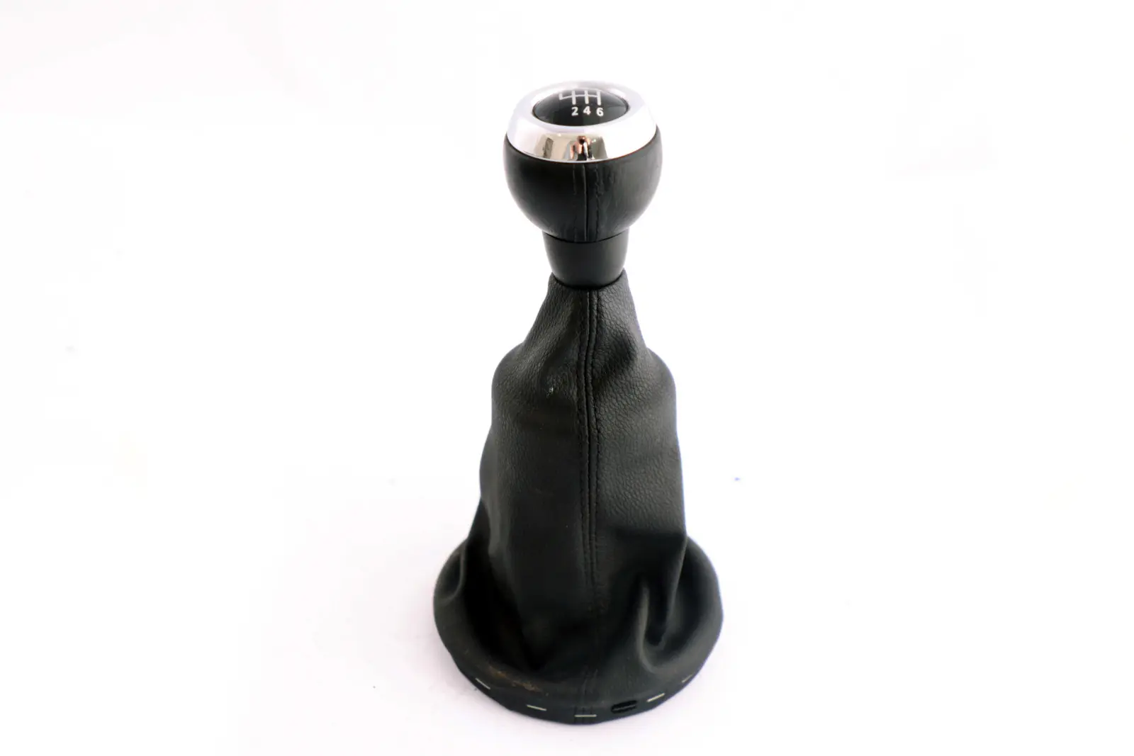 Mini Cooper R60 R61 Pomo De La palanca De cambios Funda polaina Cuero Negro