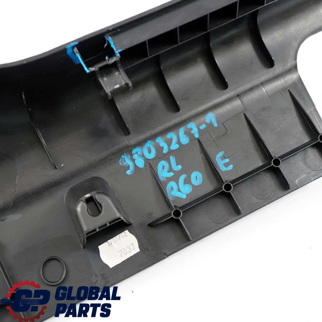 Mini Liston De umbral De puerta trasera izquierda Negro carbon 9801273 - SKU 9803267-1 - Número de pieza 9803267