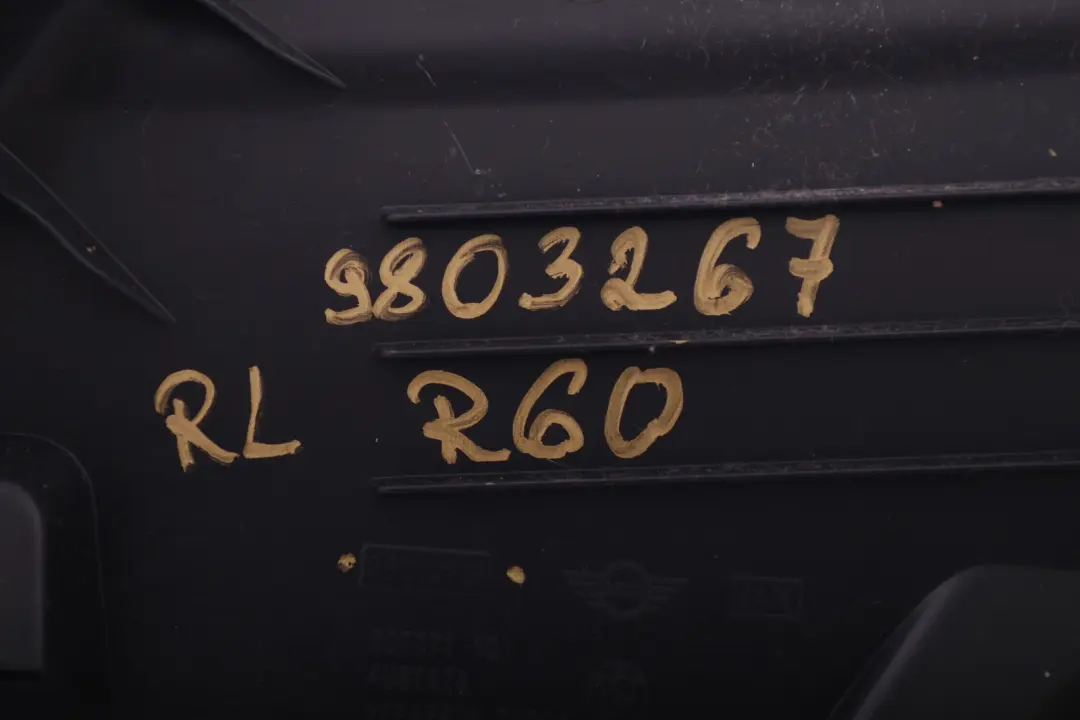 Door Sill Strip Rear Left N/S Carbon Black 9801273 to Mini Countryman R60 with Part number 9803267 Mini Countryman R60 Door Sill Strip Rear Left N/S Carbon Black 9801273 - SKU 9803267 - Part number 9803267