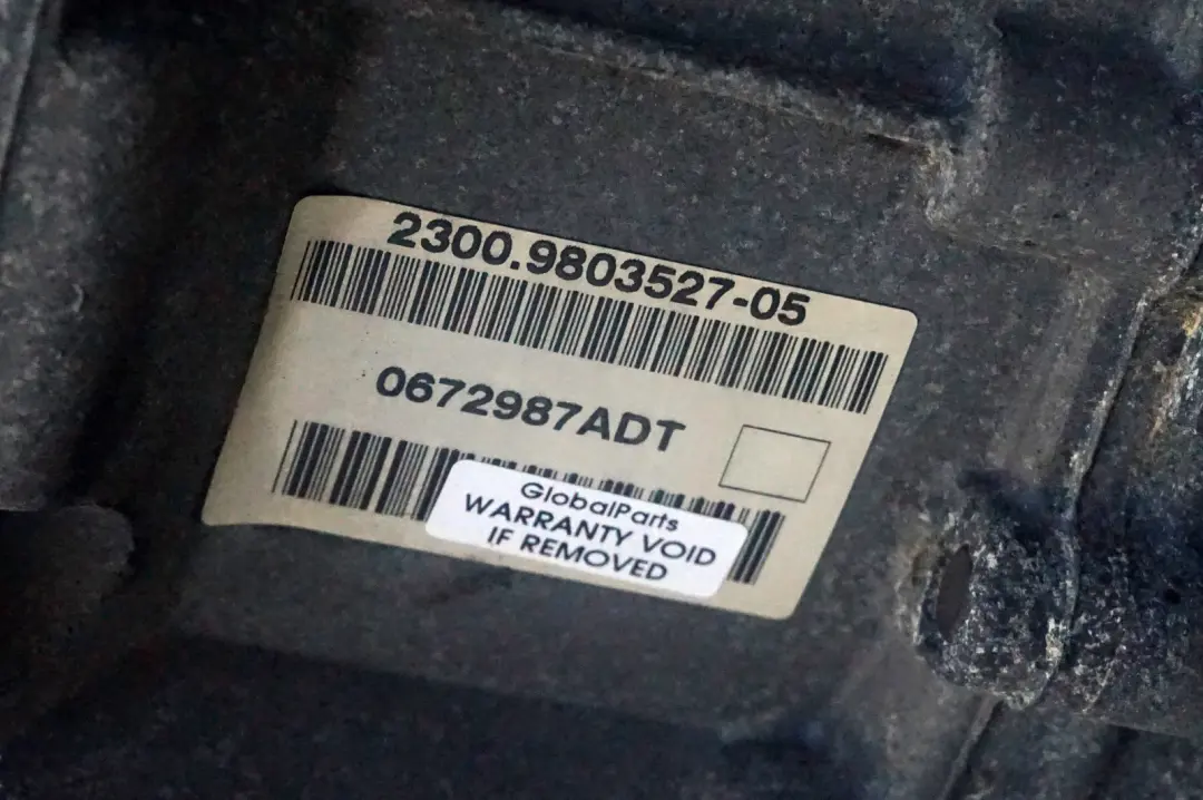 BMW Mini Cooper R60 R61 Petrol N16 Manual Gearbox ADT WARRANTY - SKU 9803527-1 - Part number 9803527