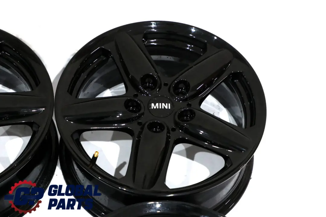 Complete Set 4x Wheel Rim 16" 6,5J ET:46 5-Star Single Spoke to Mini Cooper R60 with Part number 9803720 Mini Cooper R60 Complete Set 4x Wheel Rim 16" 6,5J ET:46 5-Star Single Spoke - SKU 9803720 - Part number 9803720