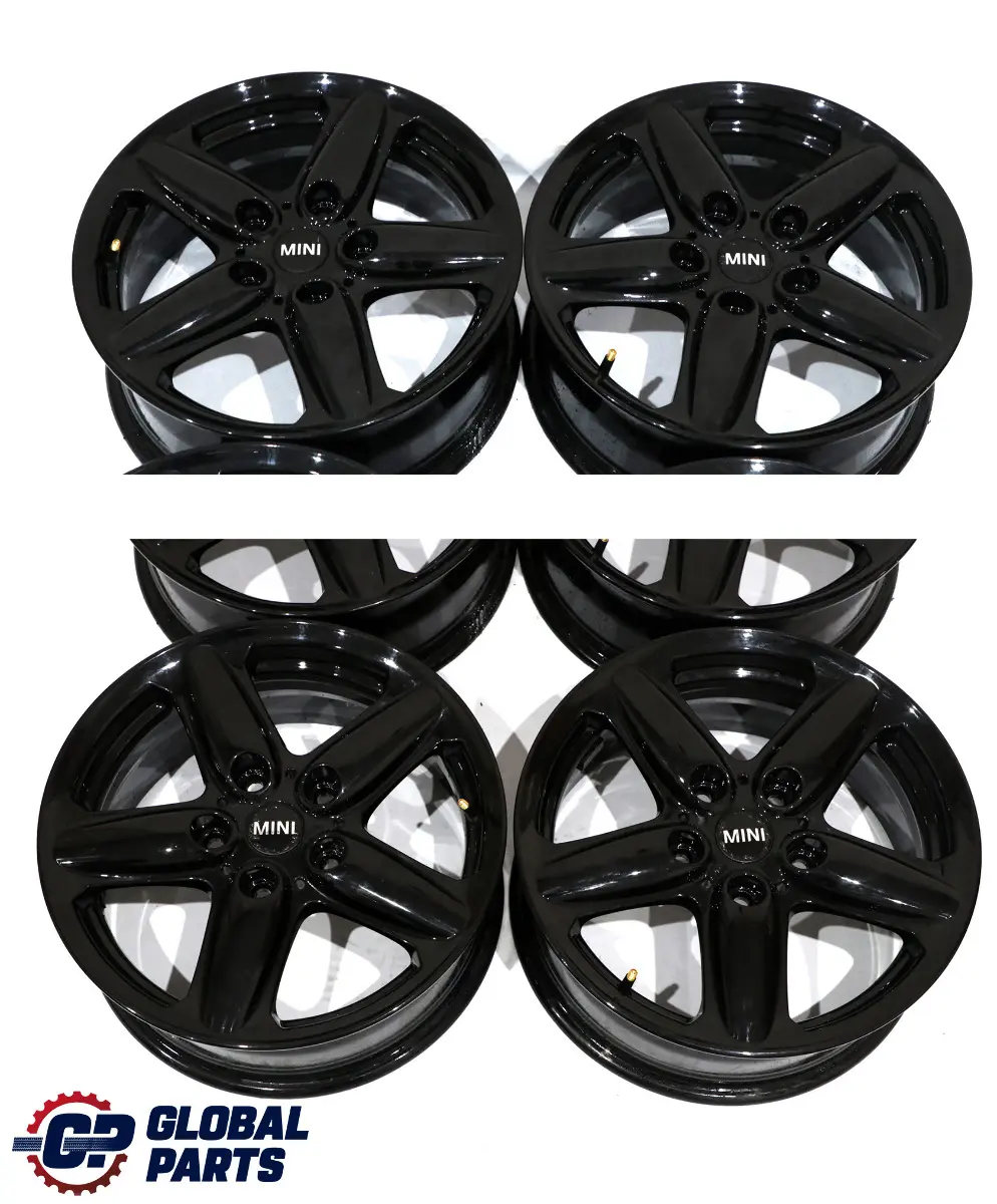 Complete Set 4x Wheel Rim 16" 6,5J ET:46 5-Star Single Spoke to Mini Cooper R60 with Part number 9803720 Mini Cooper R60 Complete Set 4x Wheel Rim 16" 6,5J ET:46 5-Star Single Spoke - SKU 9803720 - Part number 9803720