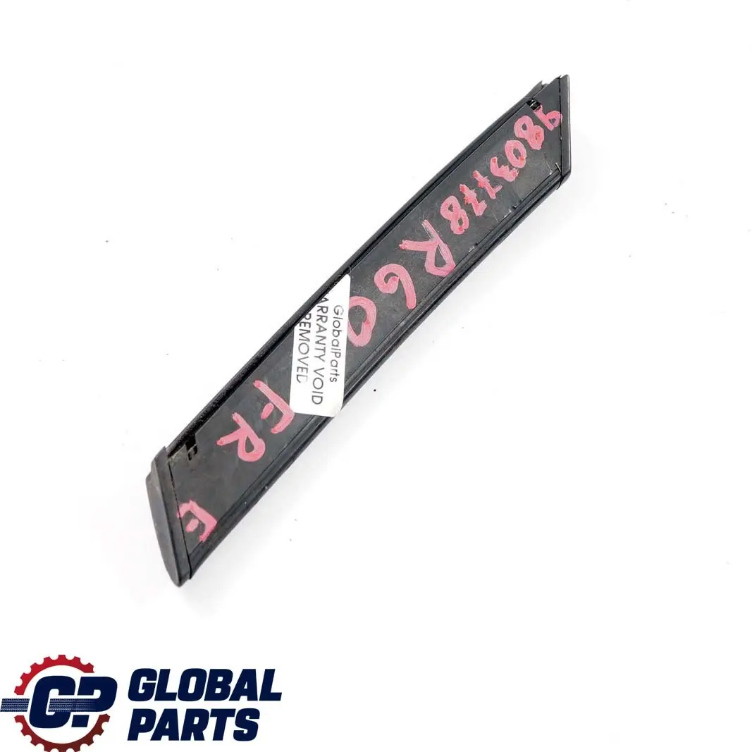 Front Right Side Panel Moulding O/S Chrome to Mini Cooper R60 R61 with Part number 9803778 Mini Cooper R60 R61 Front Right Side Panel Moulding O/S Chrome - SKU 9803778 - Part number 9803778