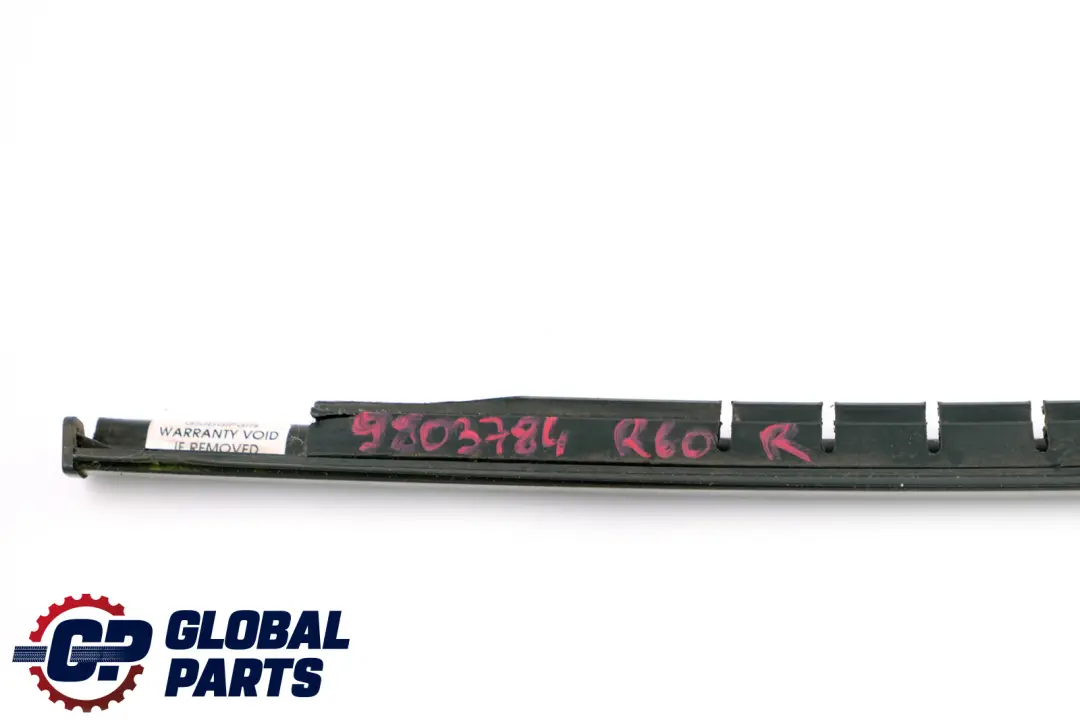 Soporte trasero derecho Ledge Strip Cromo para Mini Countryman R60 con número de pieza 9803784 Mini Countryman R60 Soporte trasero derecho Ledge Strip Cromo - SKU 9803784 - Número de pieza 9803784