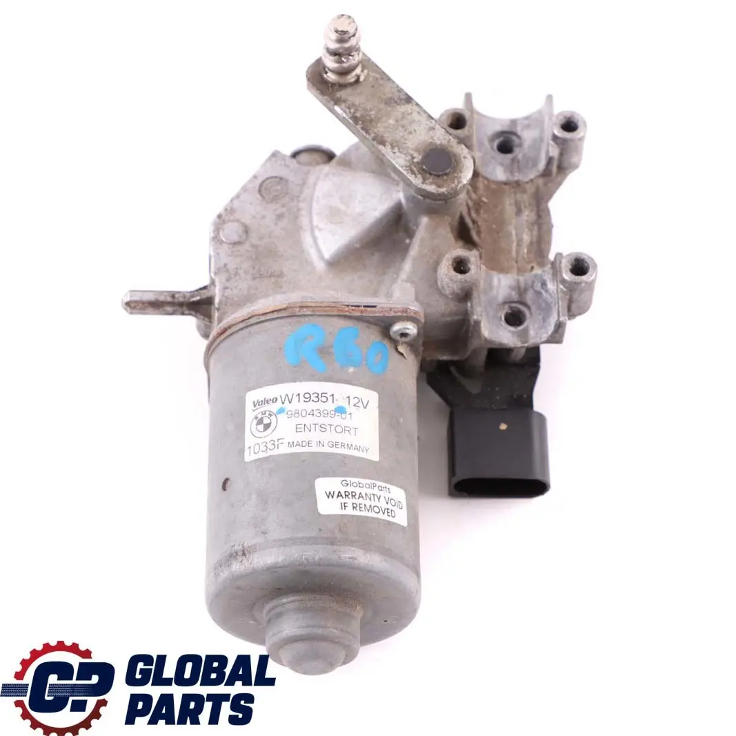 Windscreen Wiper Motor to Mini Cooper R60 R61 with Part number 9804399 Mini Cooper R60 R61 Windscreen Wiper Motor - SKU rhd-9804399 - Part number 9804399