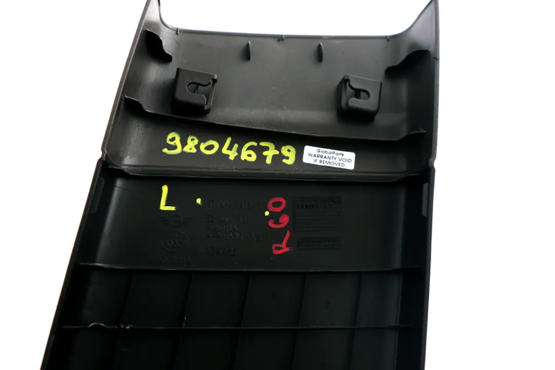 Copertura Colonninferiore Sinistra Carbon Black 9803311 per Mini Countryman R60 con numero di parte 9804679 Mini Countryman R60 Copertura Colonninferiore Sinistra Carbon Black 9803311 - SKU 9804679 - Numero di parte 9804679