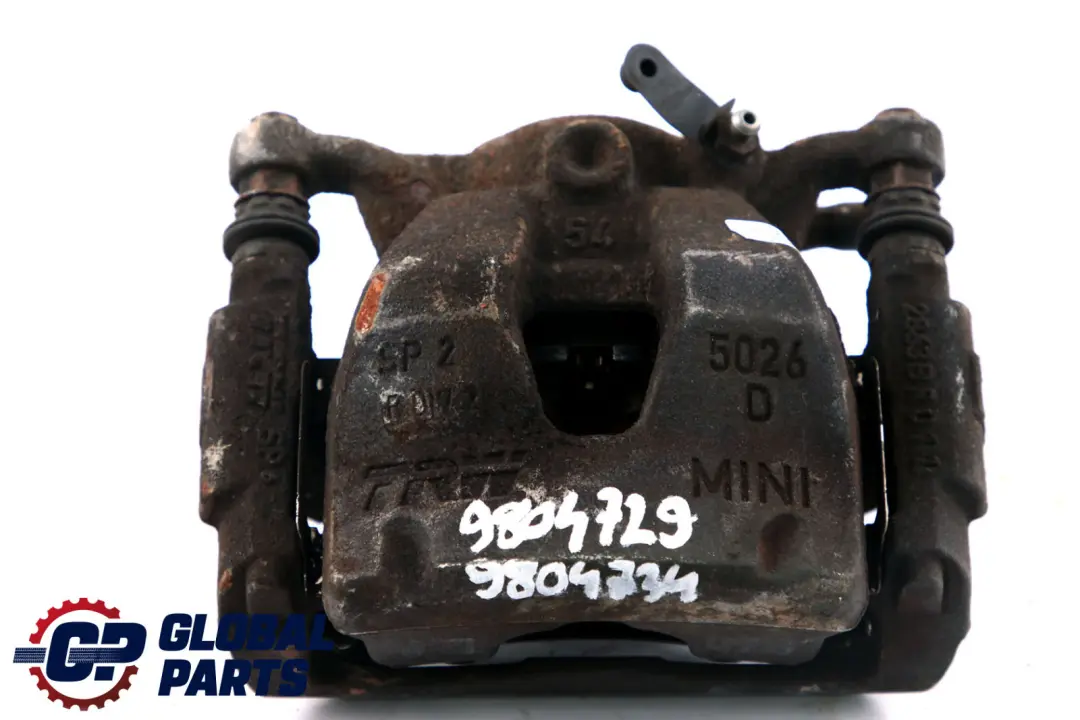 Front Left N/S Wheel Brake Caliper Housing to Mini Countryman Paceman R60 R61 with Part number 9804729 Mini Countryman Paceman R60 R61 Front Left N/S Wheel Brake Caliper Housing - SKU 9804729 - Part number 9804729