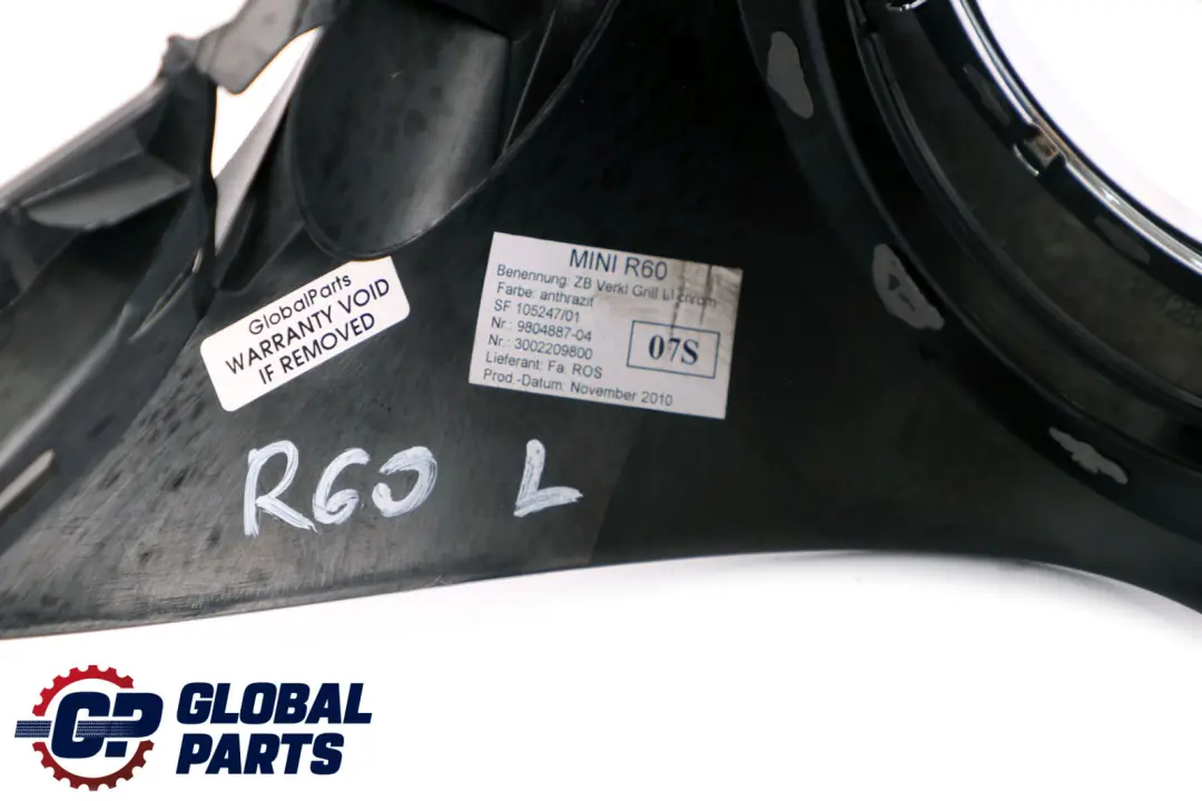 Osłona Nawiew Powietrza Lewa do Mini Countryman R60 o numerze 9804887 Mini Countryman R60 Osłona Nawiew Powietrza Lewa - SKU 9804887 - Numer Części 9804887