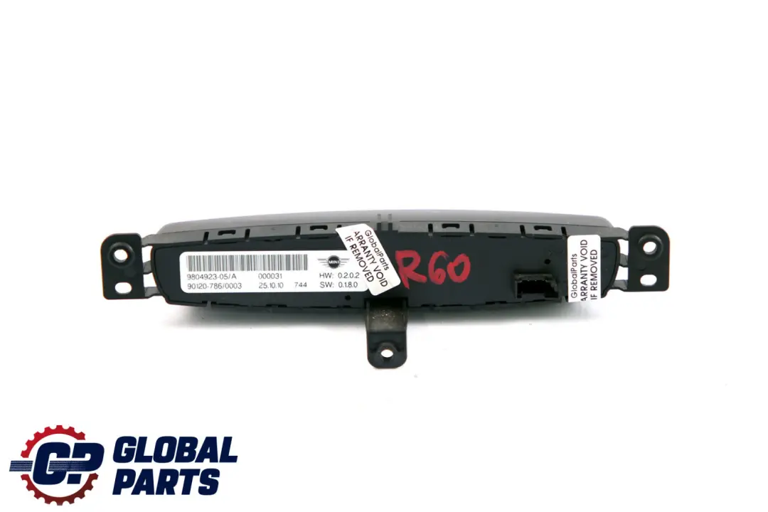Mini Countryman R60 Centralina Console Sport Nero - SKU 9804923 - Numero di parte 9804923
