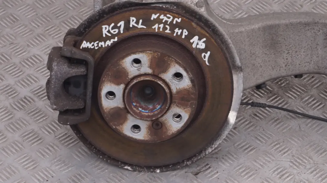 BMW Mini R61 Paceman N47N 1.6 112 HP Rear Left N/S Leg Brake Suspension Hub - SKU 9805657 - Part number 9805657
