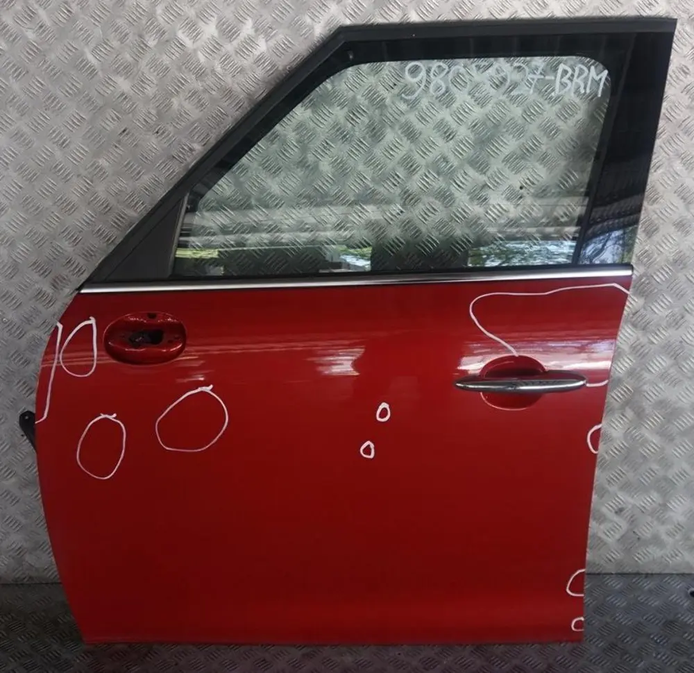 Door Front Left N/S Blazing Red Metallic - B63 to BMW Mini Countryman R60 with Part number 9805927 BMW Mini Countryman R60 Door Front Left N/S Blazing Red Metallic - B63 - SKU 9805927-BRM - Part number 9805927