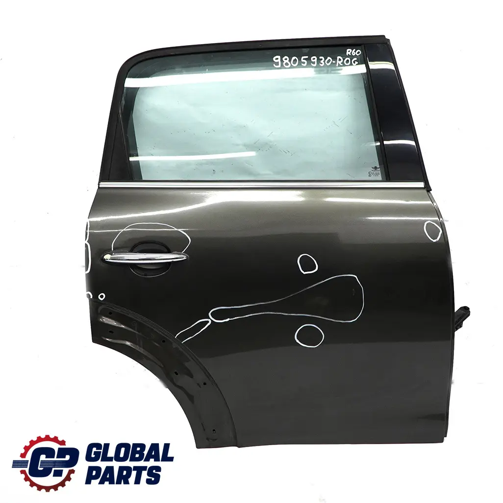 *BMW Mini Countryman R60 Tür Hinten Rechts Royal Grey Grau Metallic - A48 für mit Teilenummer 9805930 *BMW Mini Countryman R60 Tür Hinten Rechts Royal Grey Grau Metallic - A48 - SKU 9805930-ROG - Teilenummer 9805930