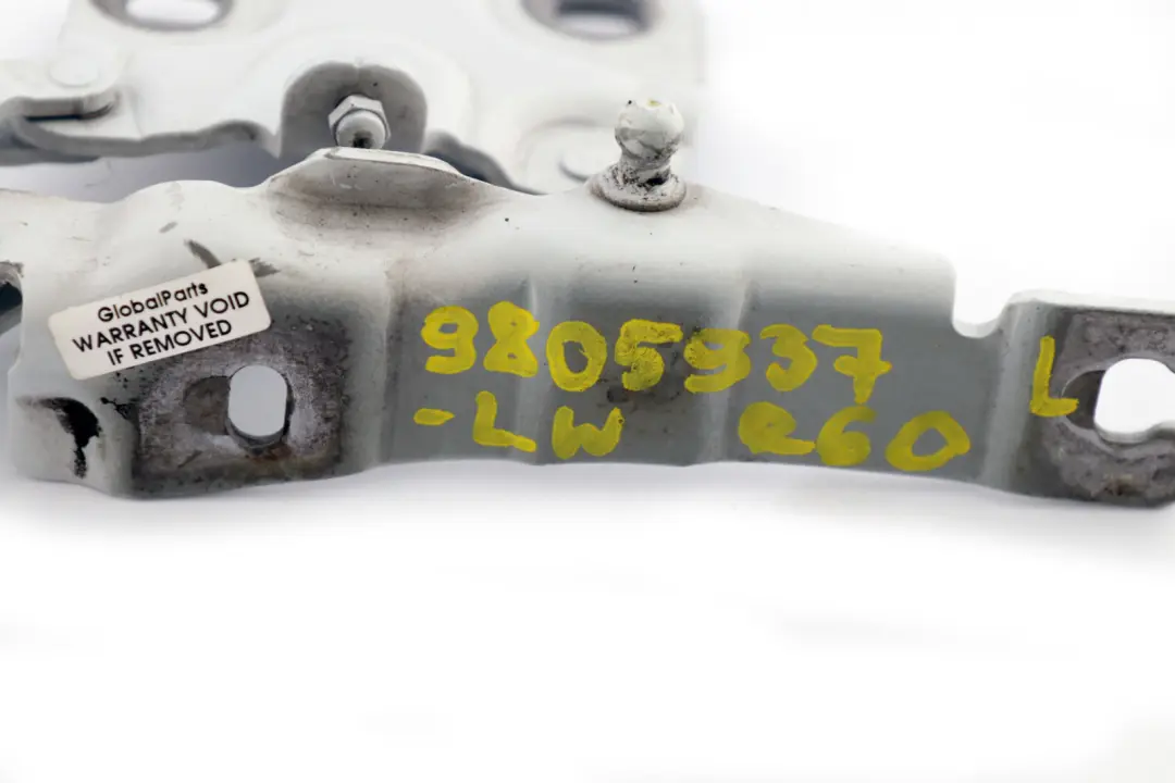 Sinistra Cerniera Cofano Motore Luce Cofano Bianco 9801569 per Mini Cooper R60 R61 con numero di parte 9805937 Mini Cooper R60 R61 Sinistra Cerniera Cofano Motore Luce Cofano Bianco 9801569 - SKU 9805937-LW - Numero di parte 9805937