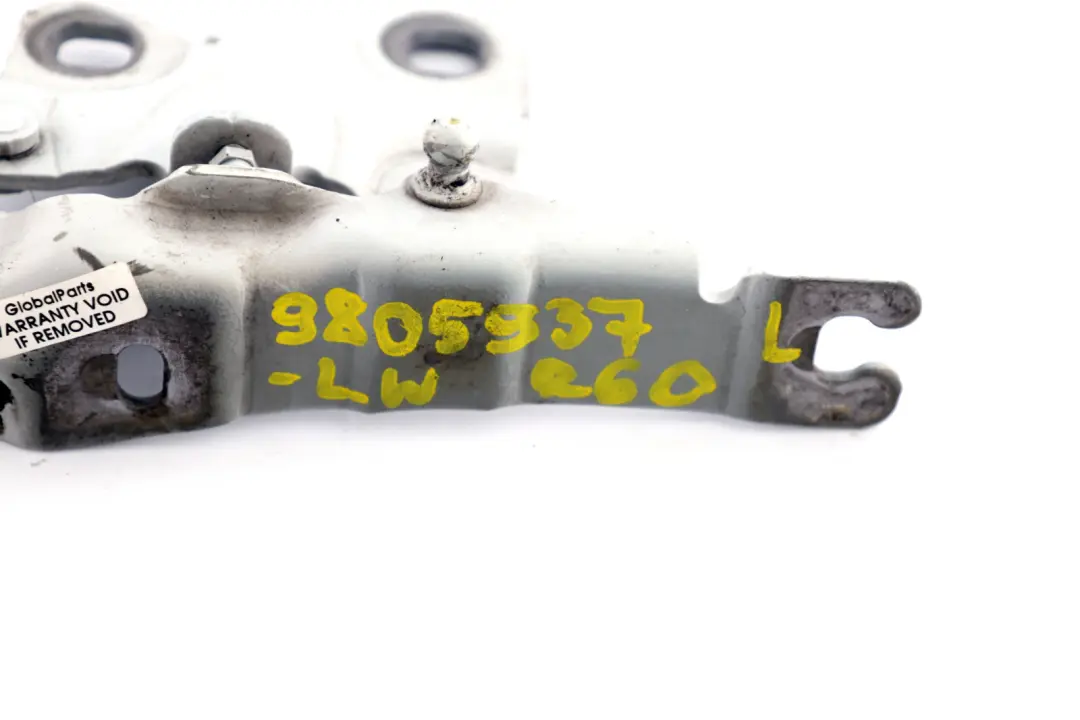 Izquierda Motor Capó Bisagra Capó Luz Blanco 9801569 para Mini Cooper R60 R61 con número de pieza 9805937 Mini Cooper R60 R61 Izquierda Motor Capó Bisagra Capó Luz Blanco 9801569 - SKU 9805937-LW - Número de pieza 9805937