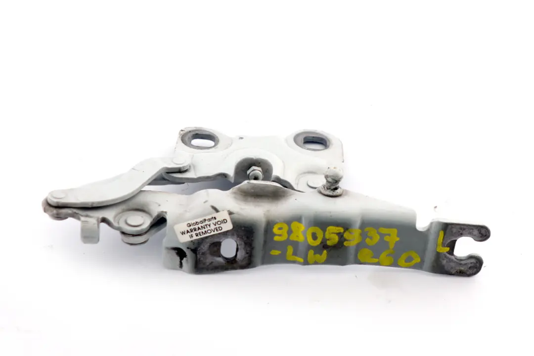 Mini Cooper R60 R61 Lewy Zawias Maski silnika Biały 9801569 - SKU 9805937-LW - Numer Części 9805937