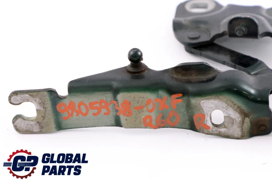 Right O/S Engine Hood Hinge Bonnet Oxfordgruen 9801570 to BMW Mini Cooper R60 R61 with Part number 9805938 BMW Mini Cooper R60 R61 Right O/S Engine Hood Hinge Bonnet Oxfordgruen 9801570 - SKU 9805938-OXF - Part number 9805938