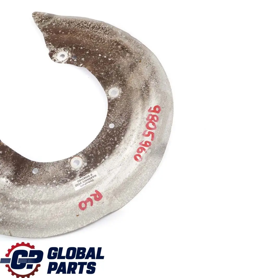 Arriere Gauche Droite Bremssattelscheibe Frein Garde-Boue pour Mini R60 R61 à propos du numéro de pièce 9805960 Mini R60 R61 Arriere Gauche Droite Bremssattelscheibe Frein Garde-Boue - SKU 9805960 - Numéro de pièce 9805960