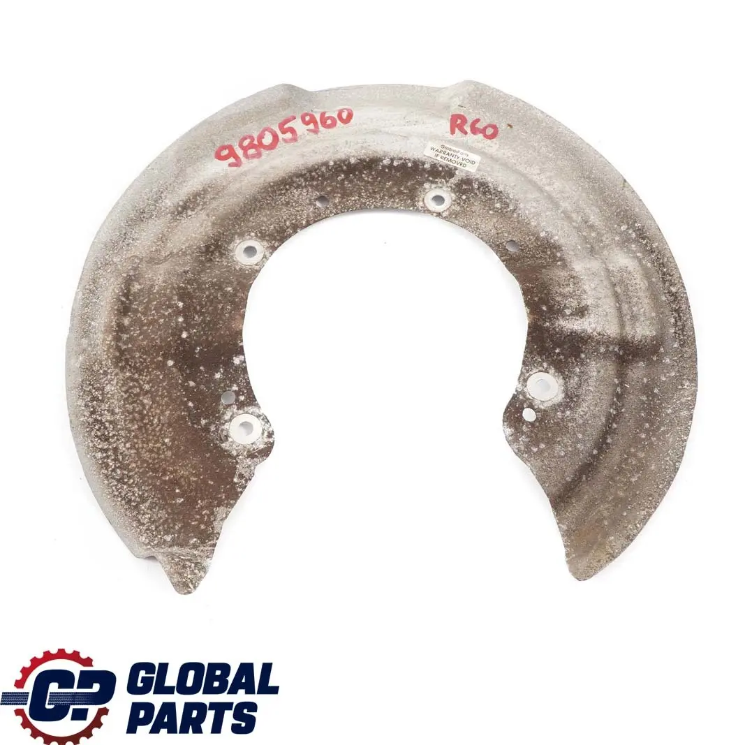 Arriere Gauche Droite Bremssattelscheibe Frein Garde-Boue pour Mini R60 R61 à propos du numéro de pièce 9805960 Mini R60 R61 Arriere Gauche Droite Bremssattelscheibe Frein Garde-Boue - SKU 9805960 - Numéro de pièce 9805960