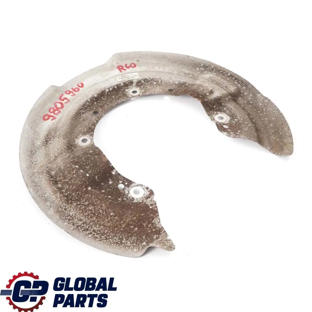 Mini R60 R61 Wheel Brake Disc Protection Plate Rear Left Right N/O/S - SKU 9805960 - Part number 9805960