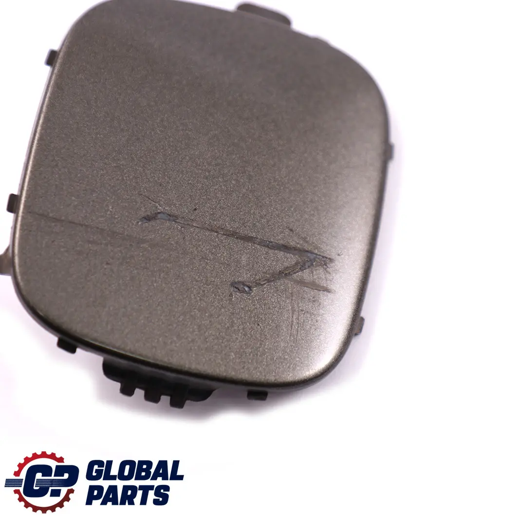 Front Bumper Cover Flap Towing Lug Eye Royal Grey A48 to Mini R60 R61 with Part number 9802066 Mini R60 R61 Front Bumper Cover Flap Towing Lug Eye Royal Grey A48 - SKU 9806062-ROG - Part number 9802066