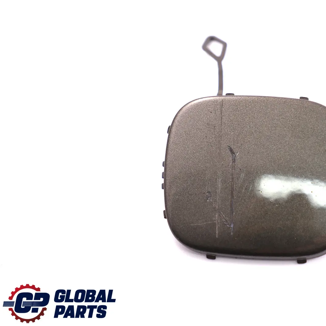 Front Bumper Cover Flap Towing Lug Eye Royal Grey A48 to Mini R60 R61 with Part number 9802066 Mini R60 R61 Front Bumper Cover Flap Towing Lug Eye Royal Grey A48 - SKU 9806062-ROG - Part number 9802066