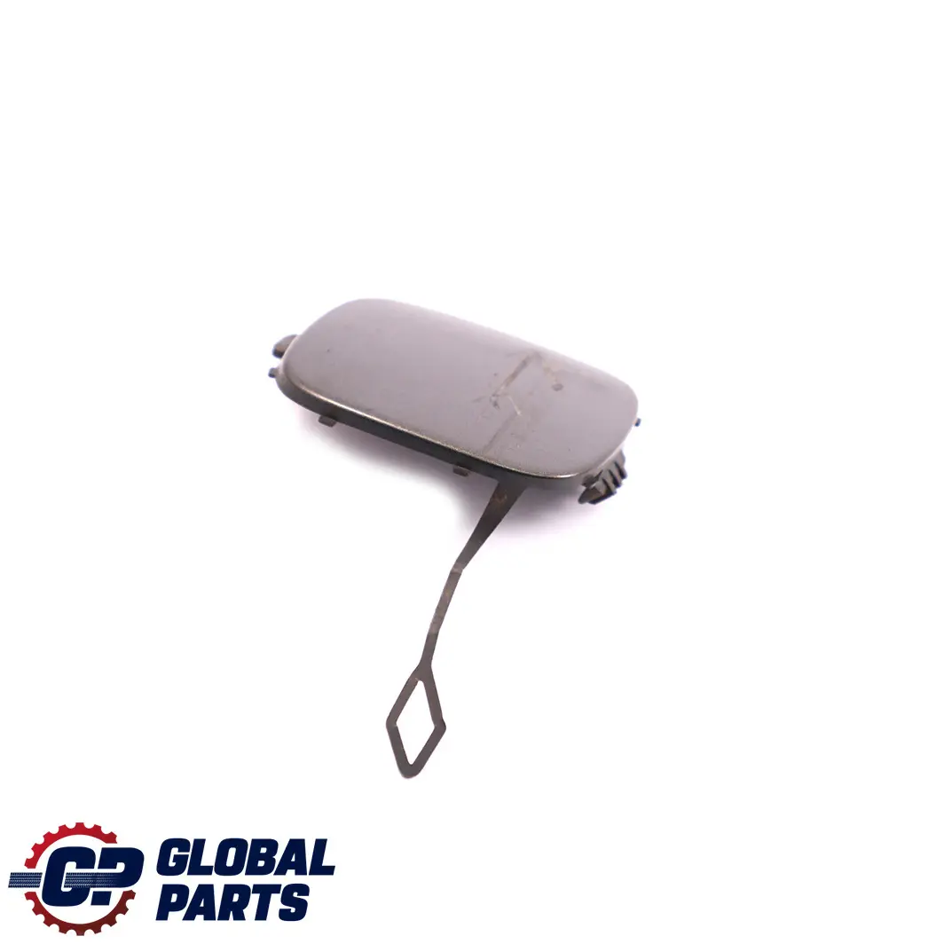 Front Bumper Cover Flap Towing Lug Eye Royal Grey A48 to Mini R60 R61 with Part number 9802066 Mini R60 R61 Front Bumper Cover Flap Towing Lug Eye Royal Grey A48 - SKU 9806062-ROG - Part number 9802066