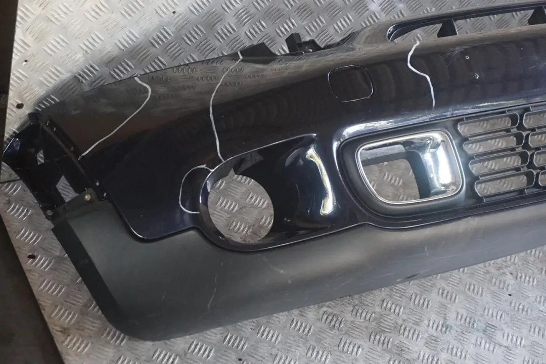 Complete Front Bumper Trim Panel Cosmic Blue - B13 to Mini R60 Cooper S with Part number 9806064 Mini R60 Cooper S Complete Front Bumper Trim Panel Cosmic Blue - B13 - SKU 9806064-COB - Part number 9806064