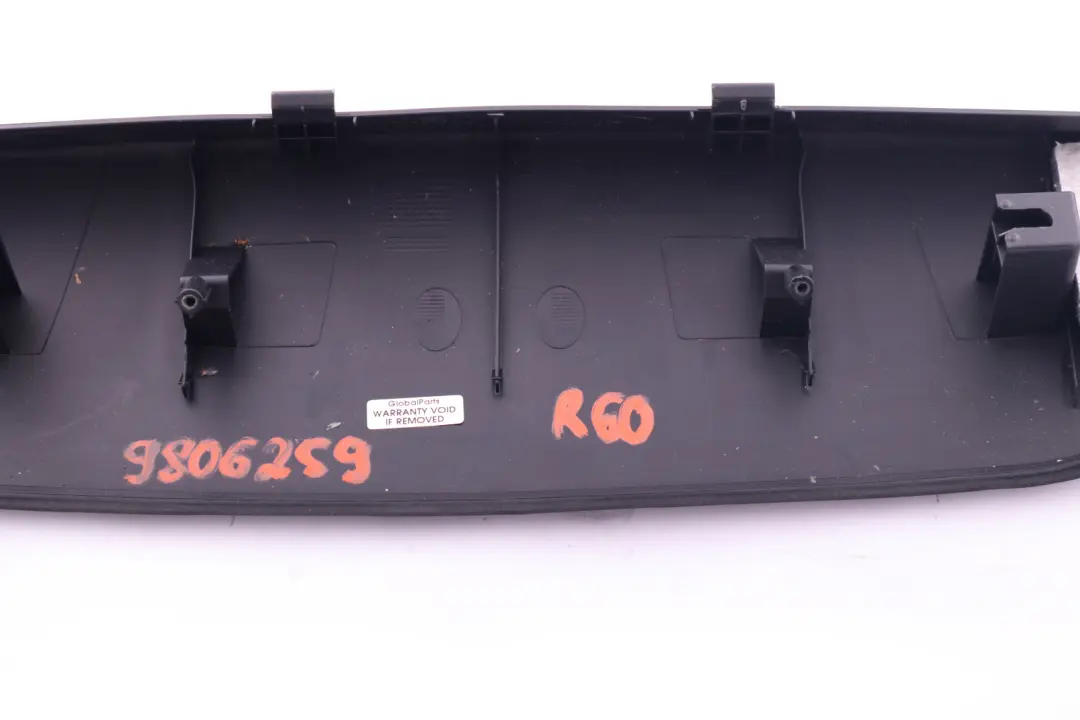 Rivestimento Portellone Posteriore Sopra 9801414 per Mini Cooper R60 Countryman con numero di parte 9806259 Mini Cooper R60 Countryman Rivestimento Portellone Posteriore Sopra 9801414 - SKU 9806259 - Numero di parte 9806259