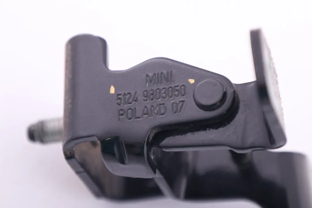 Boot Trunk Lid Hinge Right O/S Black 9803050 to BMW Mini R60 Rear with Part number 9806461 BMW Mini R60 Rear Boot Trunk Lid Hinge Right O/S Black 9803050 - SKU 9806461-BLK - Part number 9806461