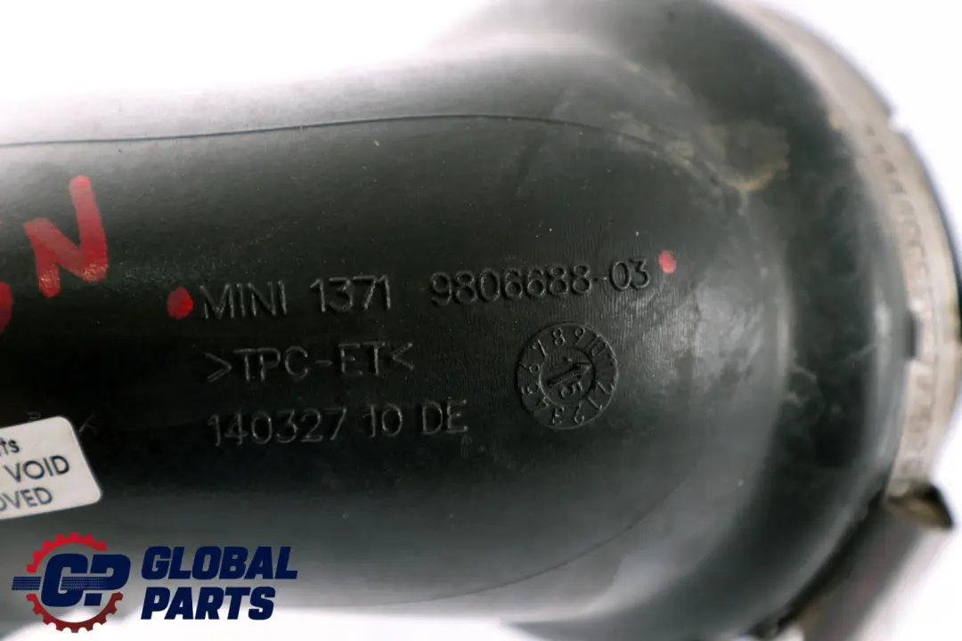 Mini Cooper R55 R56 LCI R60 R61 Manguera De Carga De Aire Para - SKU 9806688 - Número de pieza 9806688