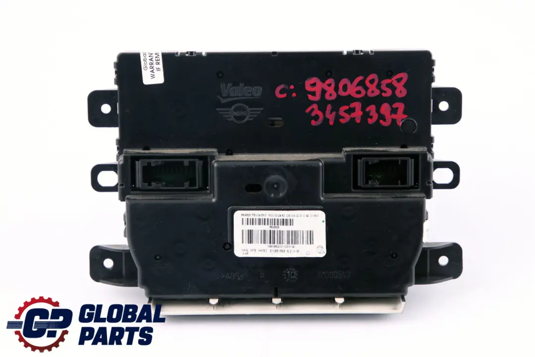 Mini R60 Countryman Automatic Air Conditioning Control Panel Seat Heating - SKU 9806858 - Part number 3457397